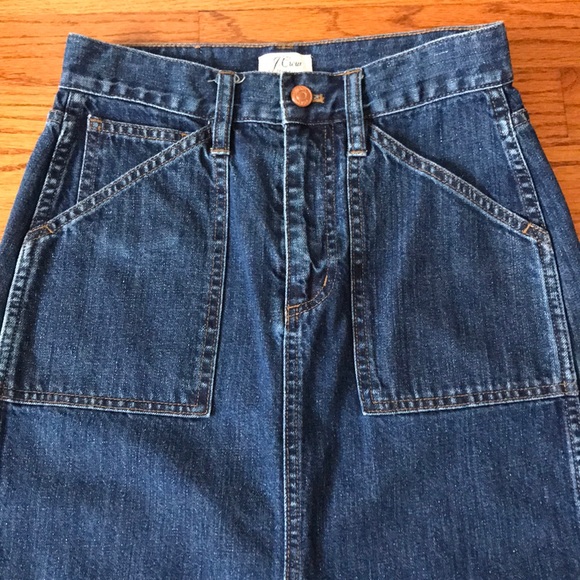 J Crew Denim skirt - Picture 2 of 6